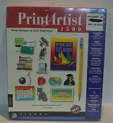 print artist software on cd